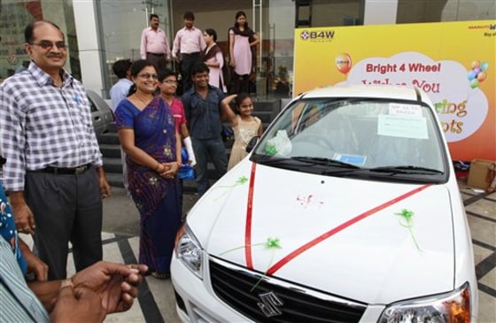 Indians bought 2.5 million cars last year, 25 percent more than the year before.